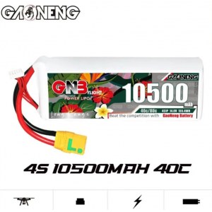 Аккумулятор Li-po Gaoneng GNB 10500mah 4S1P 14.8V 40C 47x55x179mm GNB105004S40A