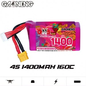 Аккумулятор Li-po Gaoneng GNB 1400mah 4S1P 14.8V 160C 27x38x81mm GNB14004S160A