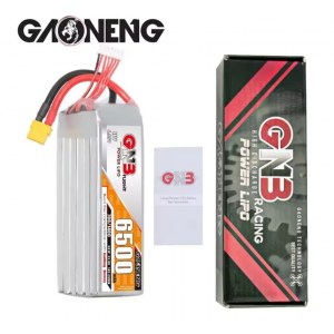 Аккумулятор Li-po Gaoneng GNB 6500mah 6S1P 22.8V HV 70C 52x44x141mm XT60 GNB65006S70AHV
