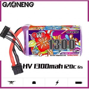 Аккумулятор Li-po Gaoneng GNB 1300mah 6S1P 22.8V HV 120C 34x38x80mm GNB13006S120AHV