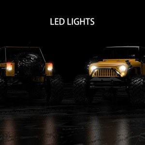 MJX Hyper Go H12Y+ (желтый) FOC Brushless 4WD 2.4G LED 1/12 RTR