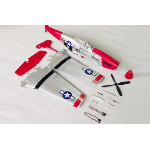 Радиоуправляемый самолет Hookll P51 Red PNP HP173-0016-PNP
