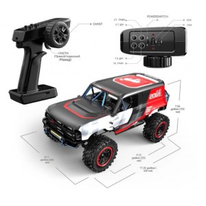 MJX Hyper Go H12P Ford Bronco R Brushless 4WD 1:12 радиоуправляемая машина - MJX-H12P