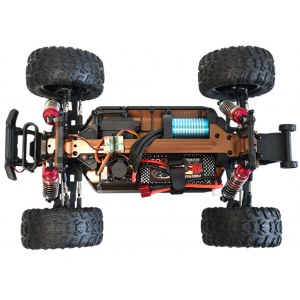 Радиоуправляемый монстр Remo Hobby Brushless (зеленый) 4WD 2.4G 1/14 RTR RH1435