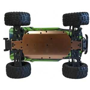 Радиоуправляемый монстр Remo Hobby Brushless (зеленый) 4WD 2.4G 1/14 RTR RH1435