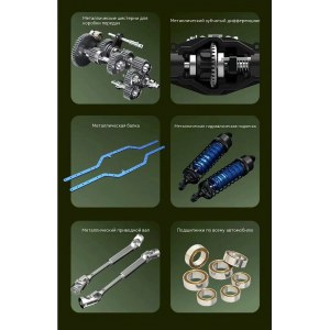 Радиоуправляемый внедорожник MJX H8H DC V5 2026 All-Rock Brushless 1:8 MJX-H8H-DC версия с аккумулятором и зу