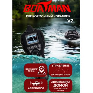Прикормочный кораблик Boatman Actor Plus 2 Pro ACT-PL-V2-PR с GPS и эхолотом
