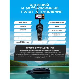 Прикормочный кораблик Boatman Actor Plus 2 Pro ACT-PL-V2-PR с GPS и эхолотом
