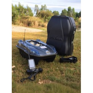 Прикормочный кораблик Boatman Leader Pro Black с эхолотом и GPS LE-PRO