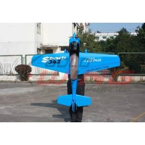Радиоуправляемый самолет RC Goldwing Sbach 342-30CC V3 Carbon Version Blue Edition ARF - GW-CU210C