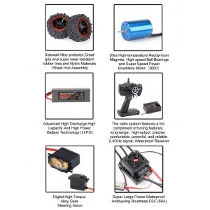 Remo Hobby Dinosaurs Master 5 Brushless RH8035