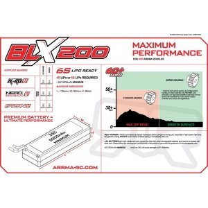 Радиоуправляемая модель Arrma Fazon 6s BLX AR106020